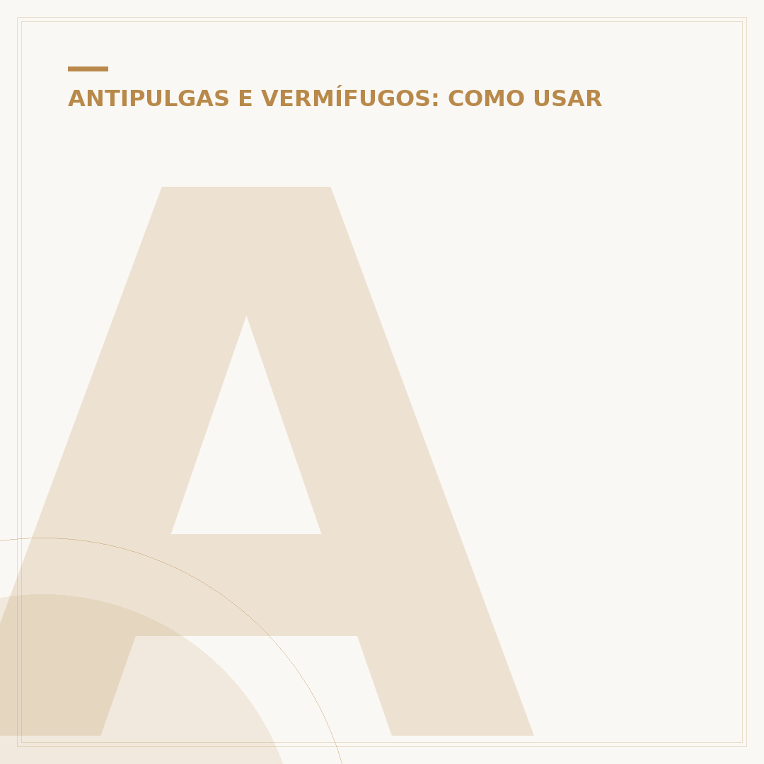 Antipulgas para filhotes de 2 meses