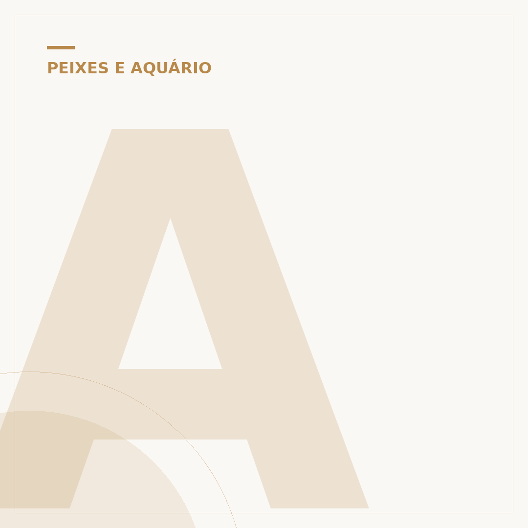 Aquário de peixe grande