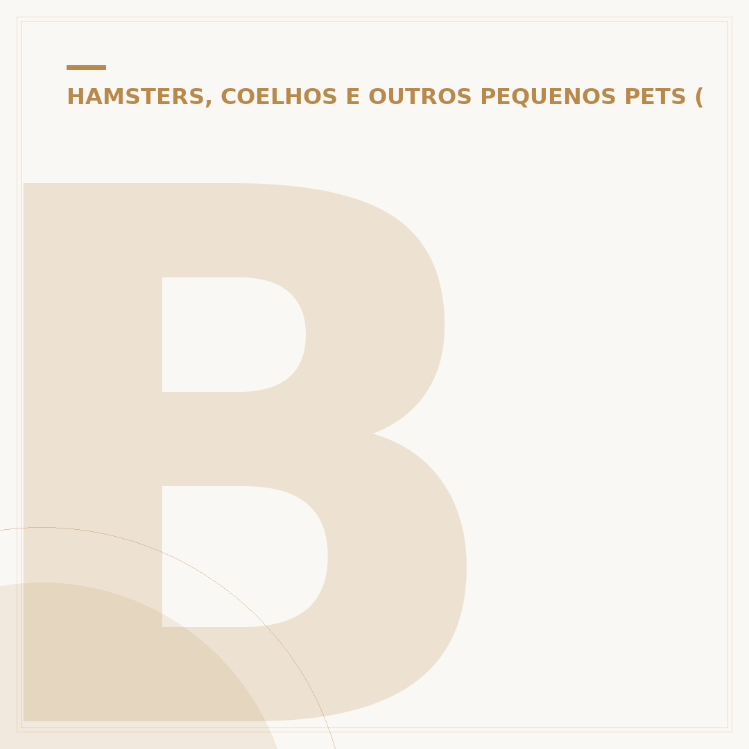 Banheiro para Hamster