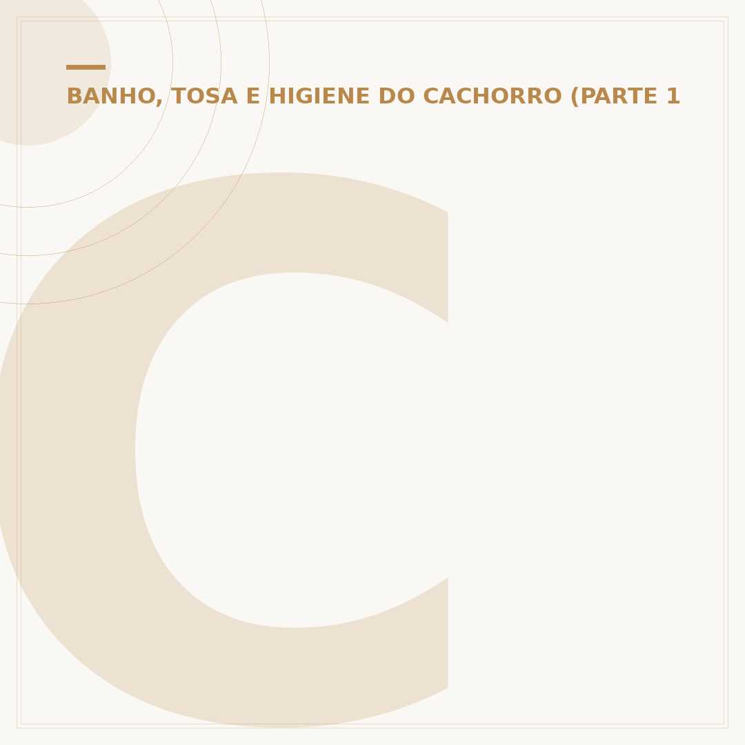 Com quantos meses pode dar banho no cachorro?
