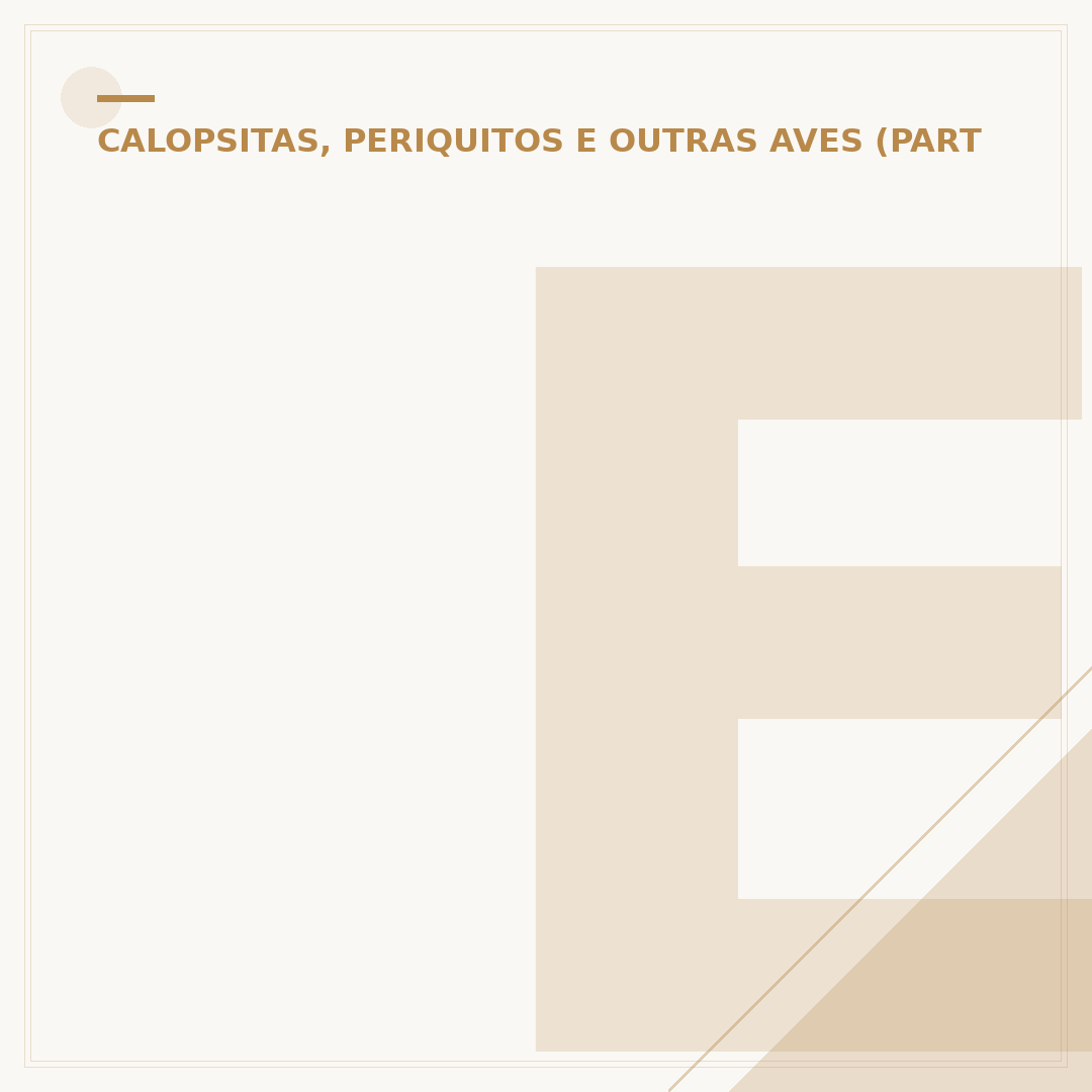 Existe calopsita preta?