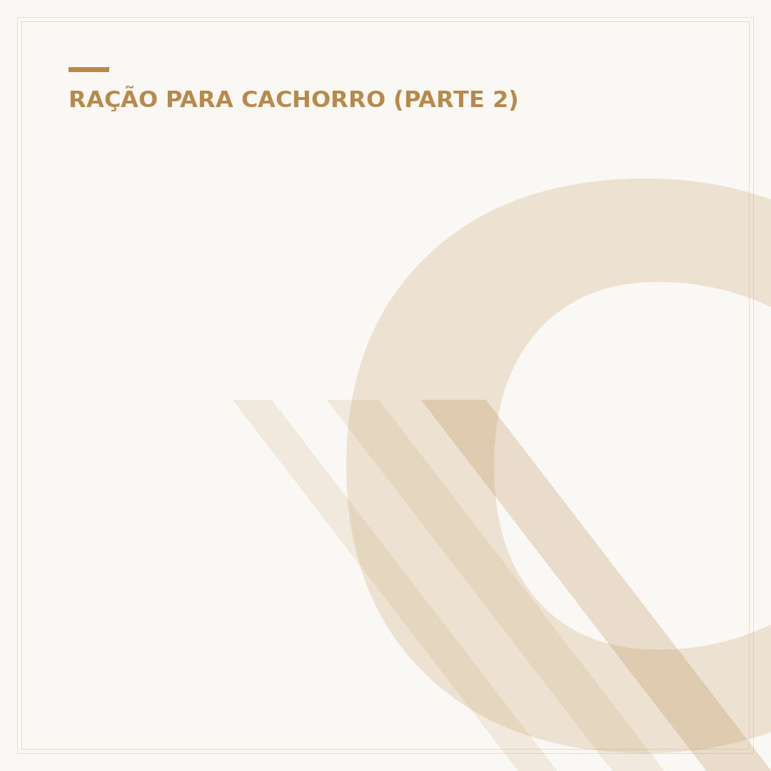 Como é feita a ração de cachorro: dos ingredientes ao saco