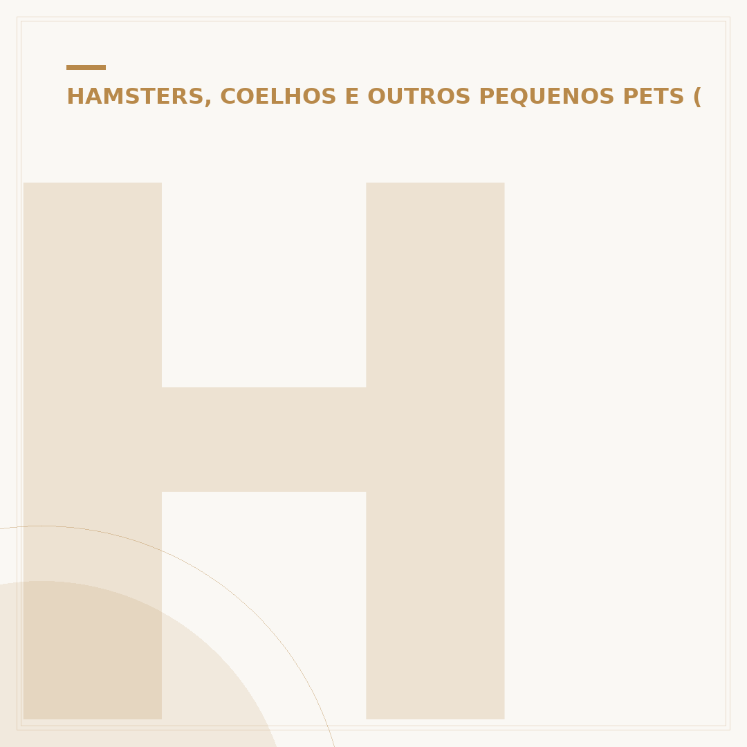 Hamster bebezinho: cuidados, alimentação e desenvolvimento