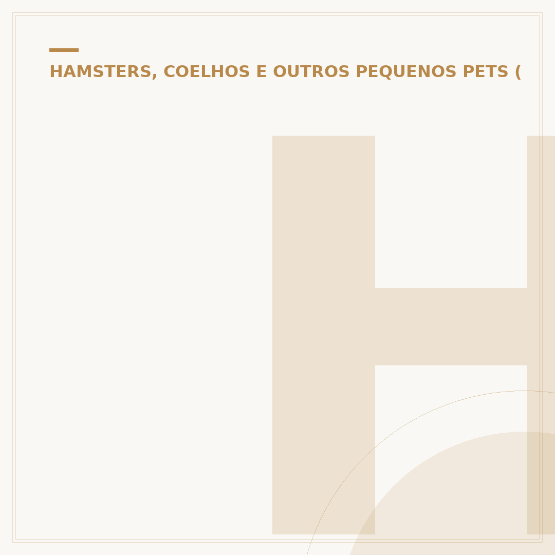 Hamster pode comer arroz? O que dizem os especialistas