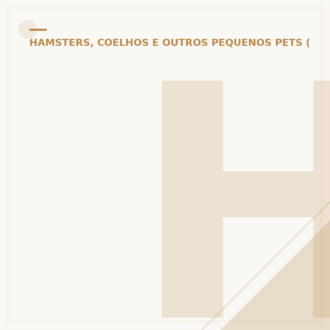 Hamster molhado: causas, riscos e como agir