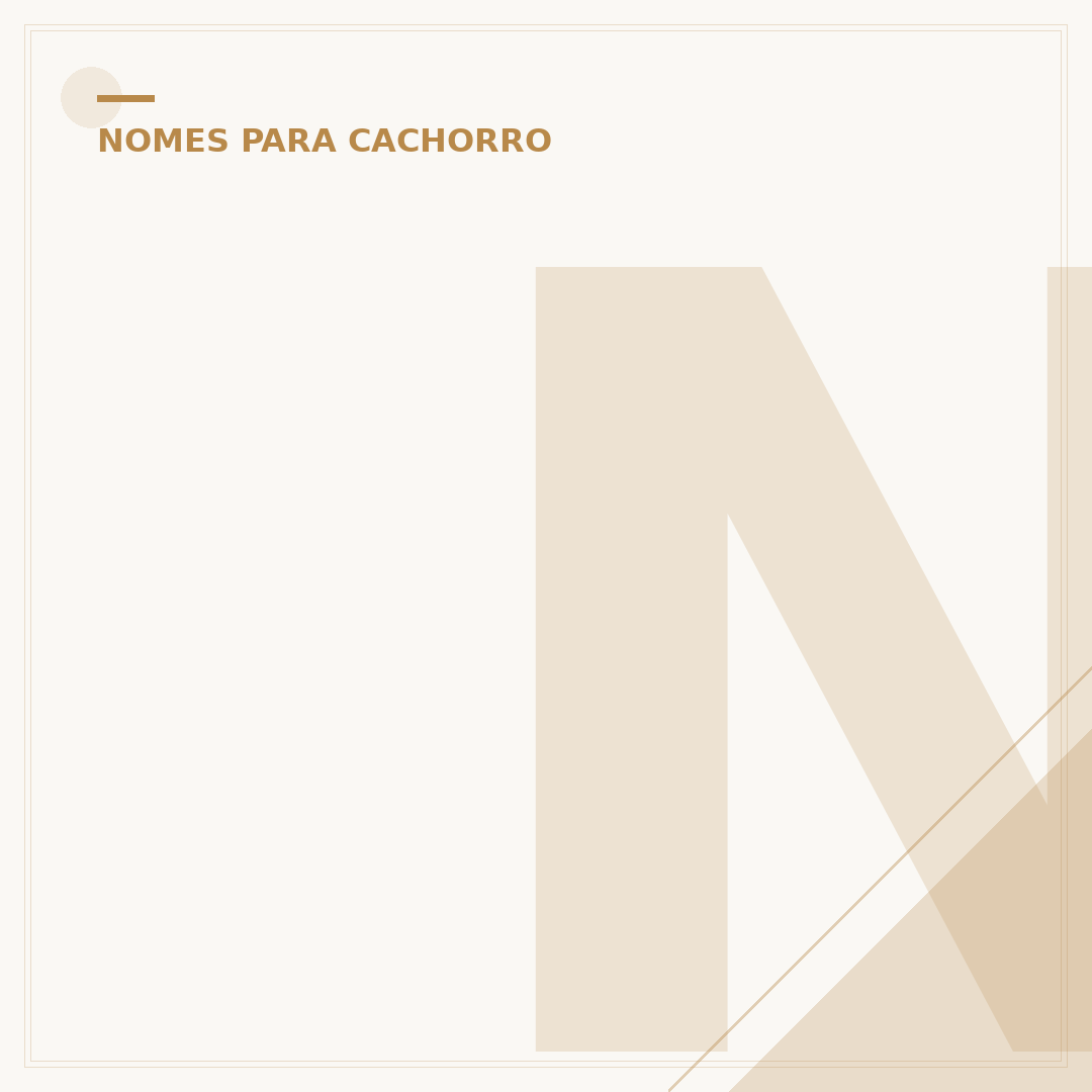 Nome de cachorro raiz: clássicos e tradicionais para seu pet