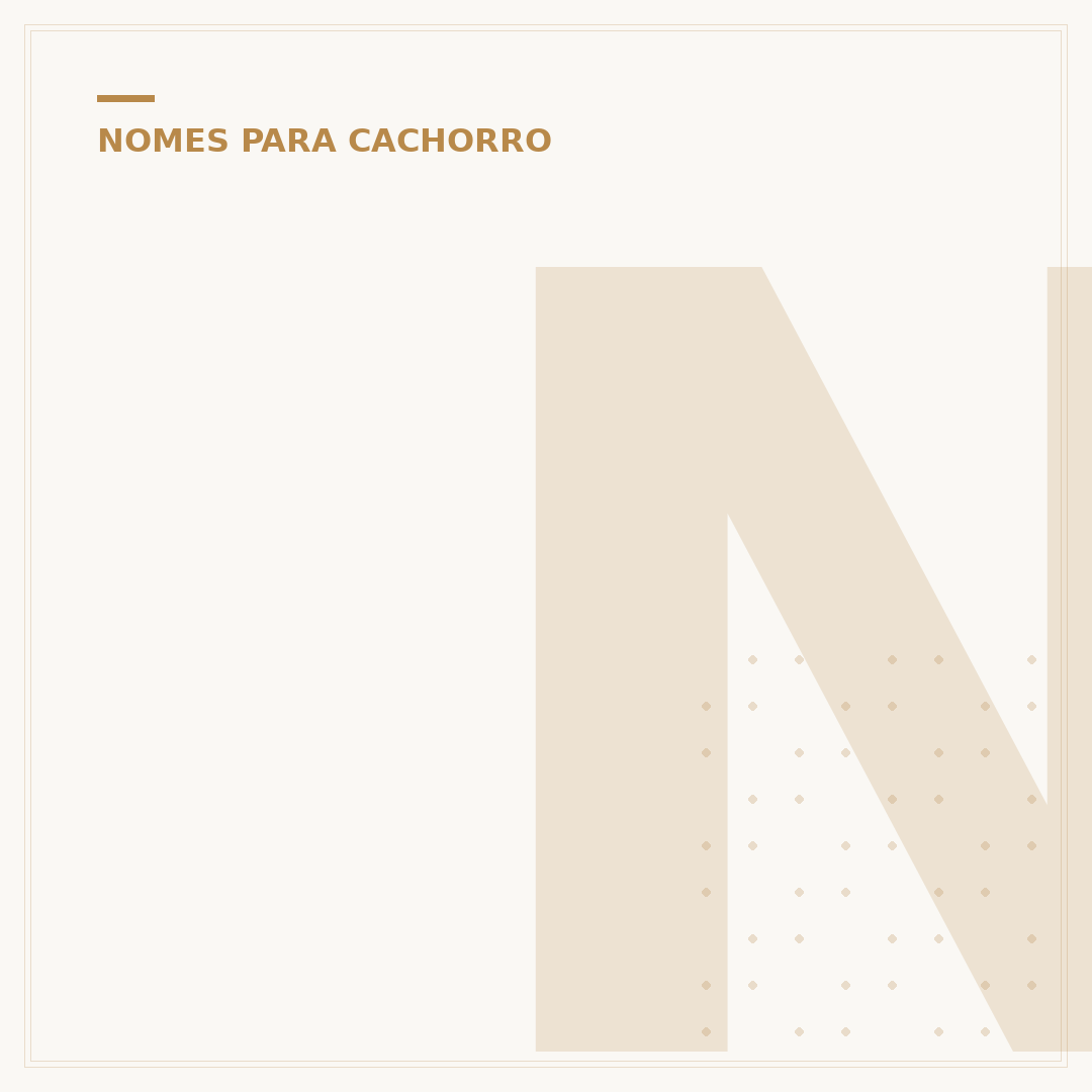 Nomes para cachorro marrom: ideias charmosas e únicas