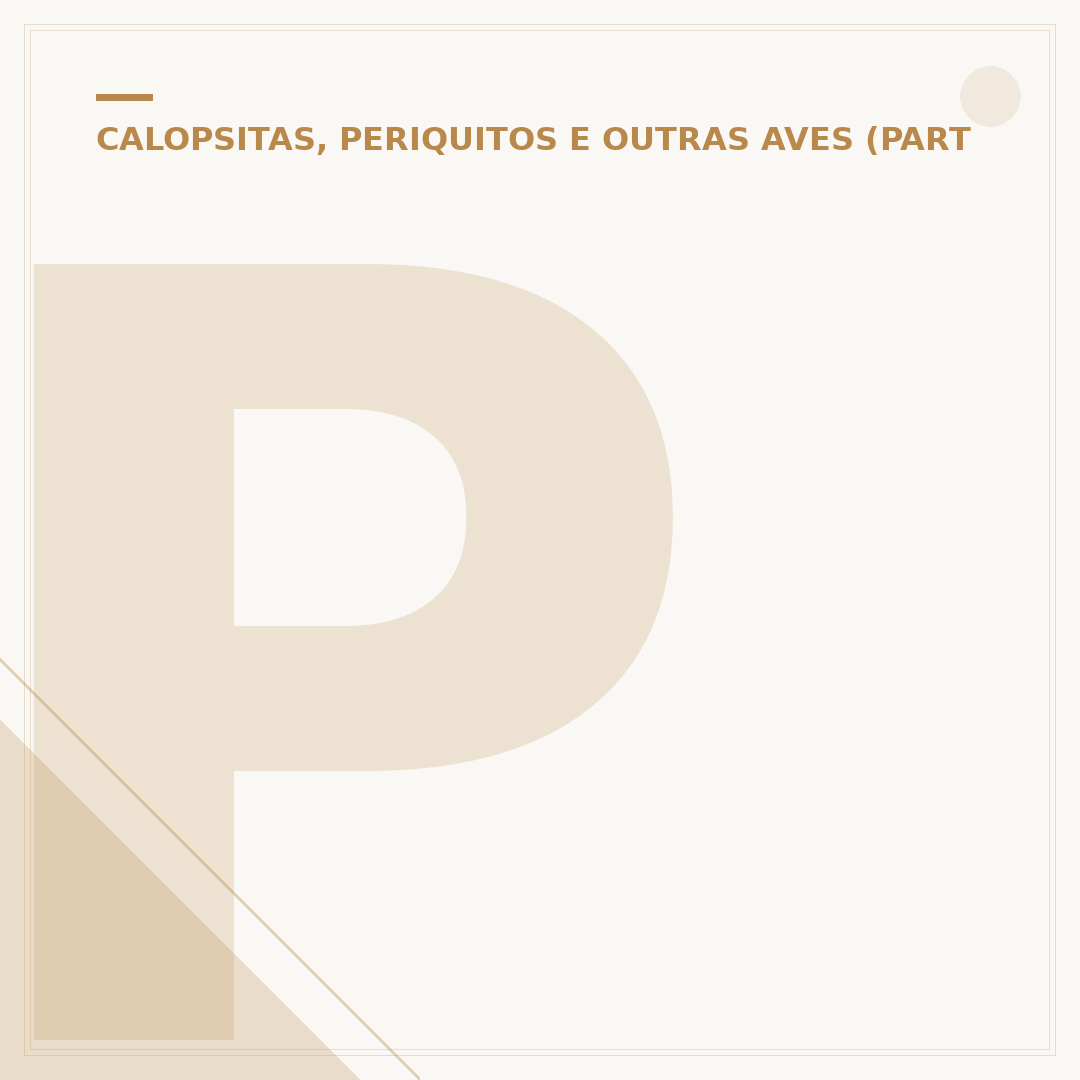 Periquito e papagaio
