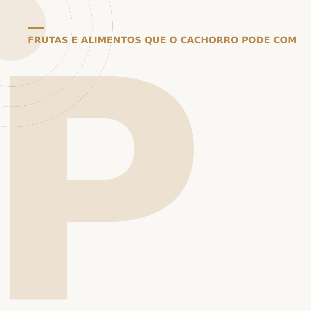 Petisco para filhote