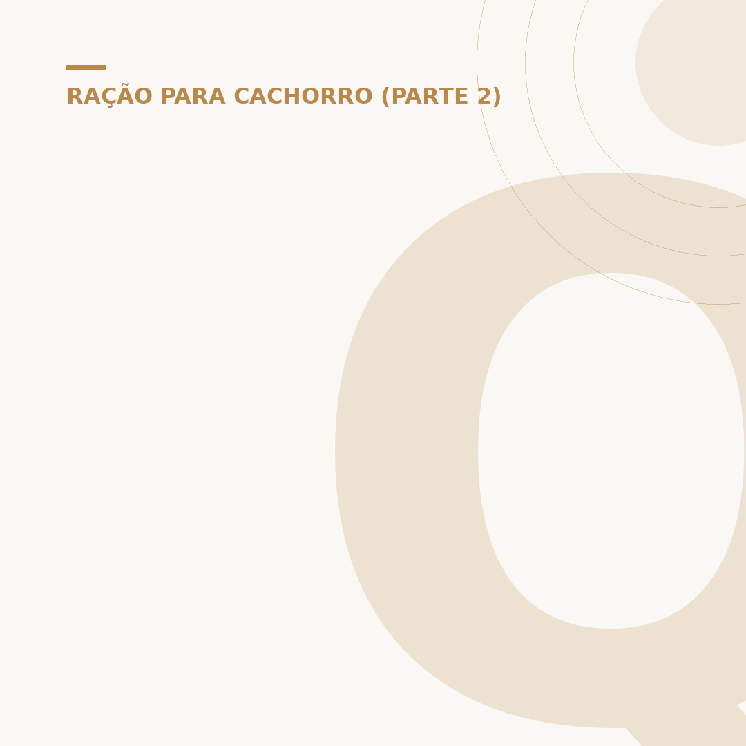 Quanto de ração um cachorro deve comer por dia?