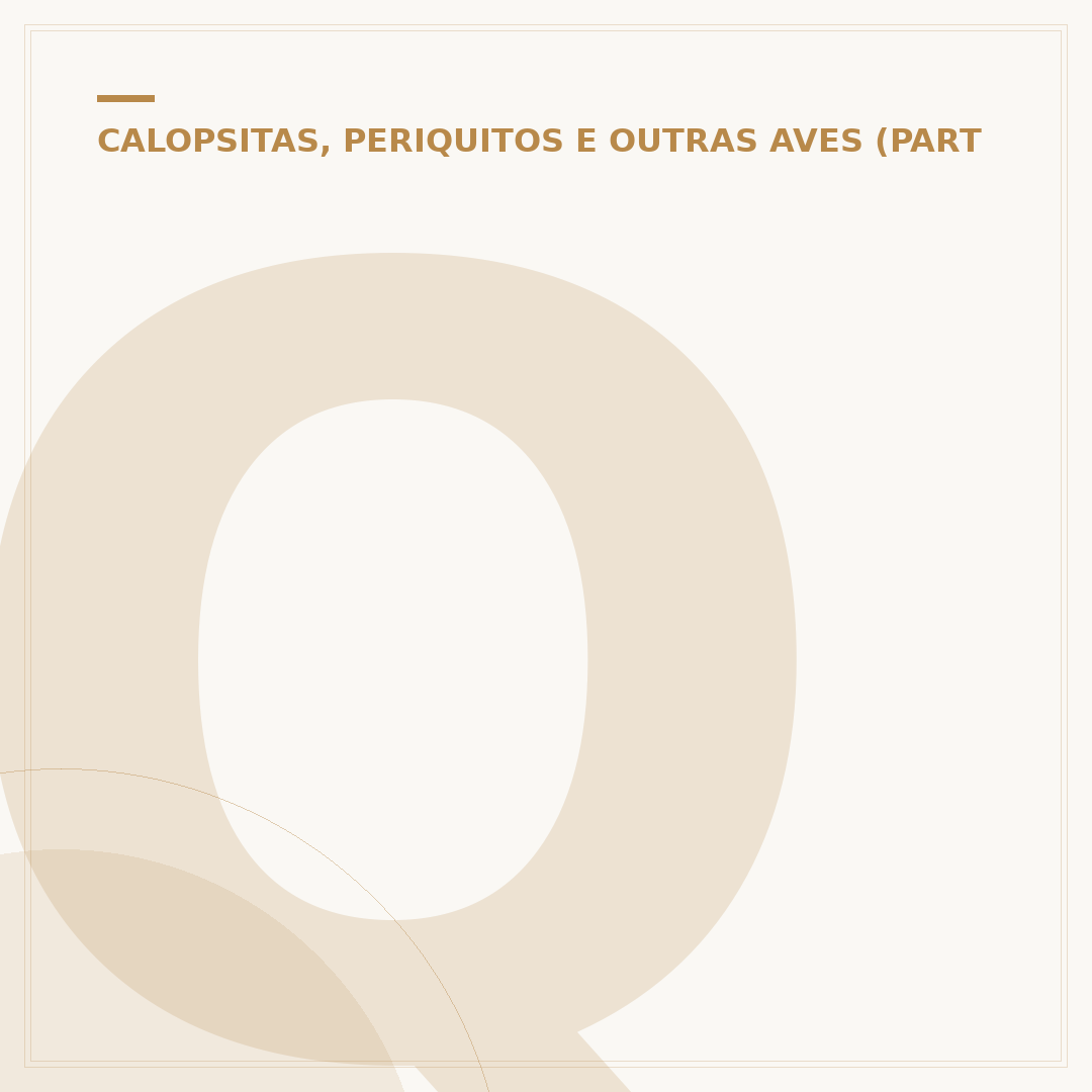 Quantos ovinhos a calopsita bota e o que influencia?