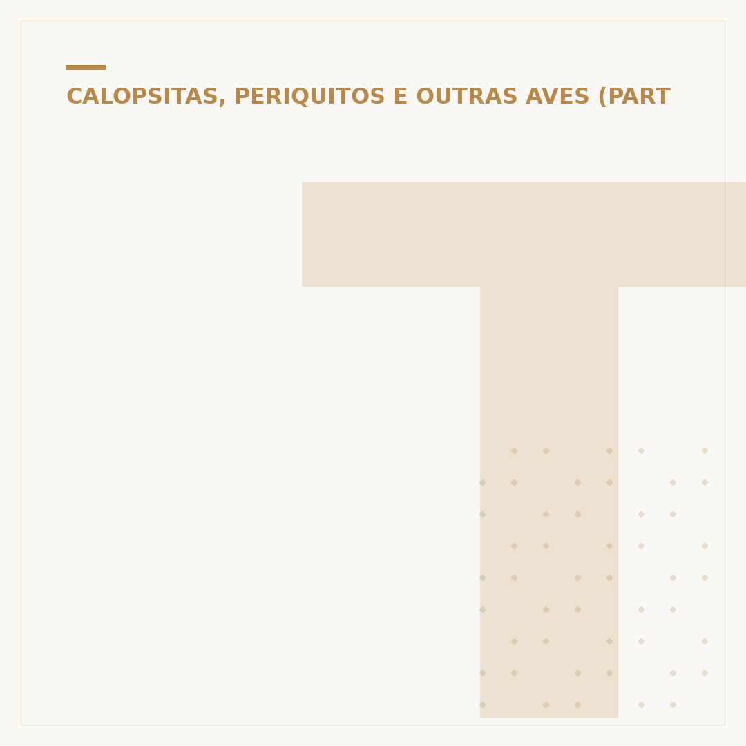 Tipos de calopsita