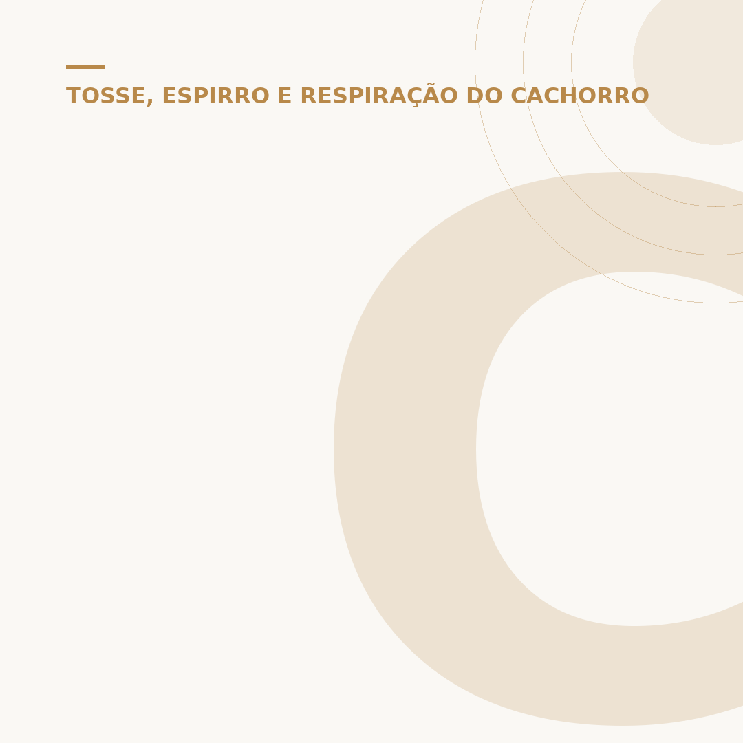 Como tratar a tosse canina