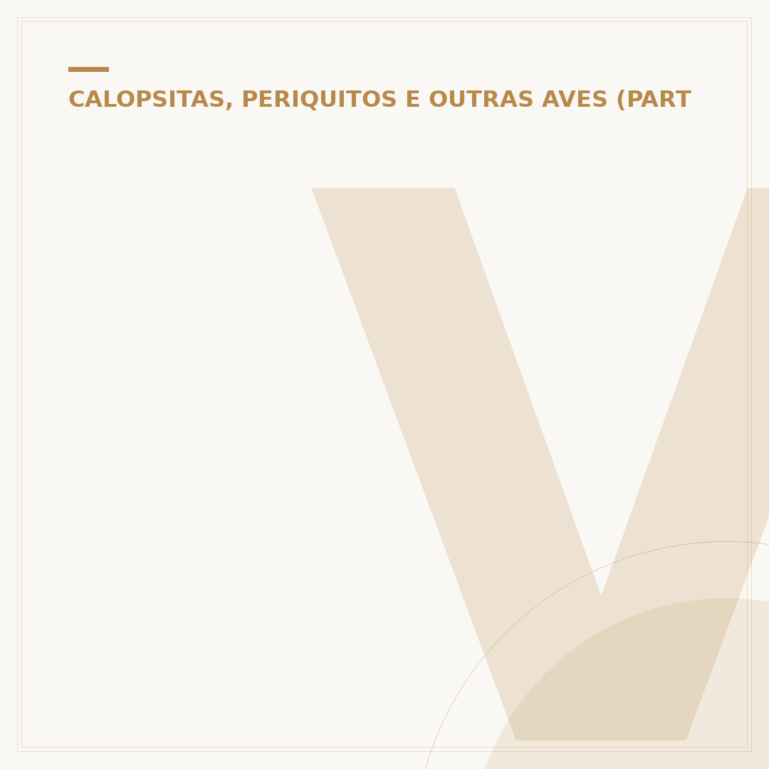Vitamina para papagaio: nutrição, saúde e bem-estar
