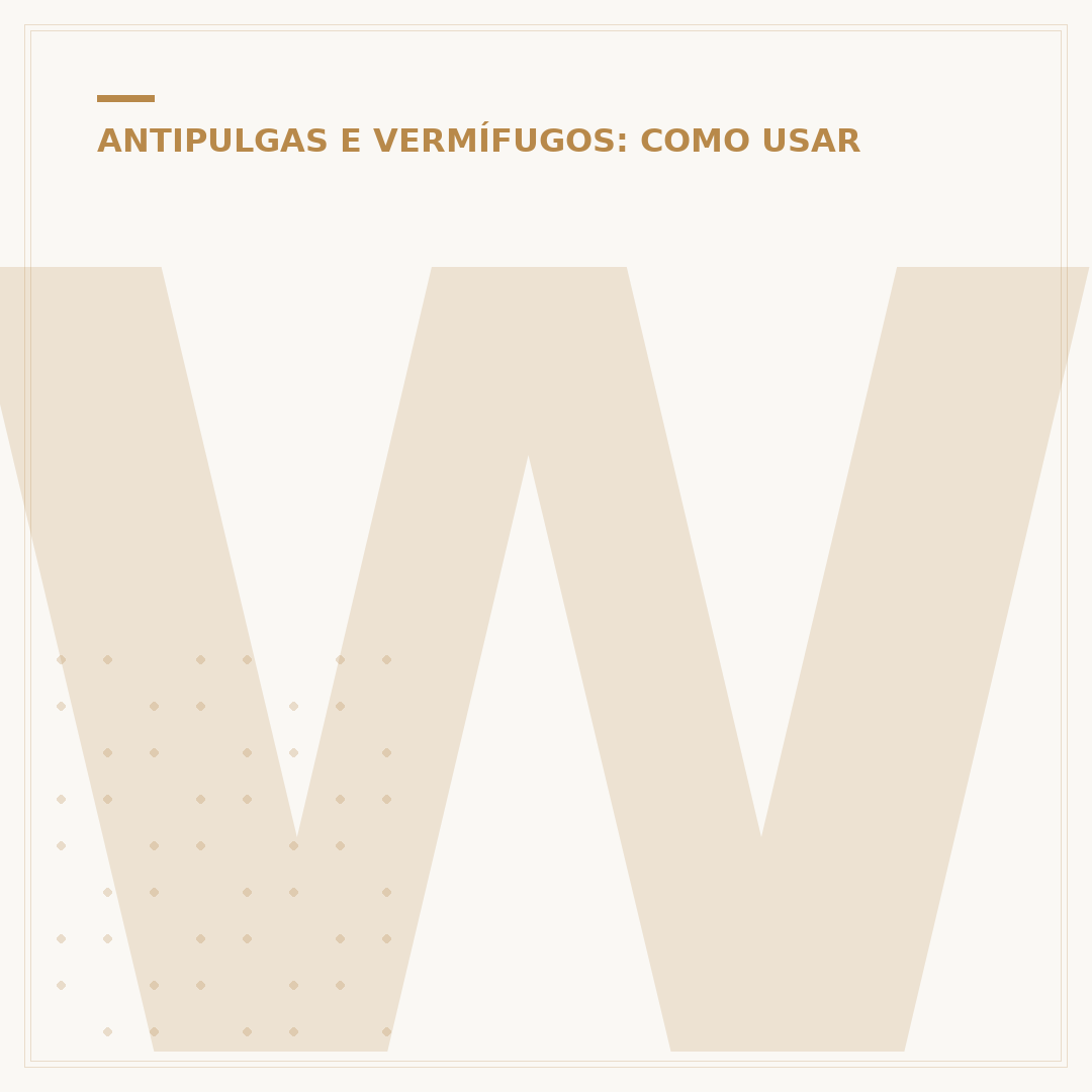 Wellpet antipulgas: Escolha e uso