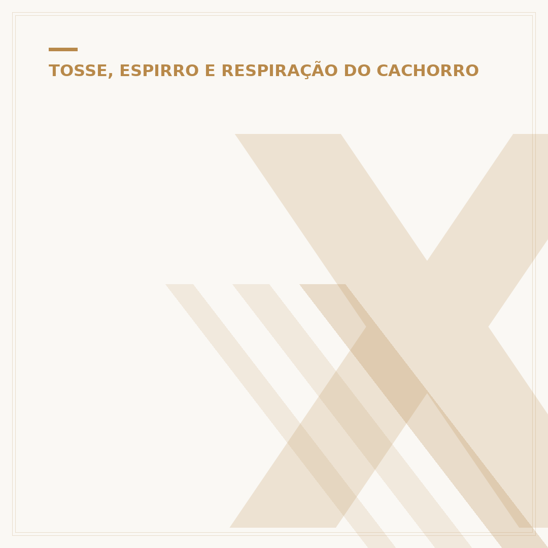 Xarope para tosse de cachorro