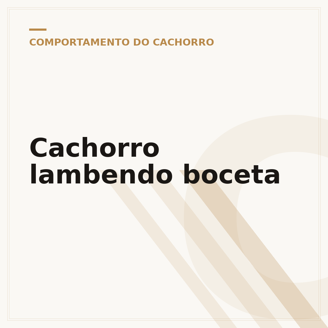 Cachorro lambendo boceta
