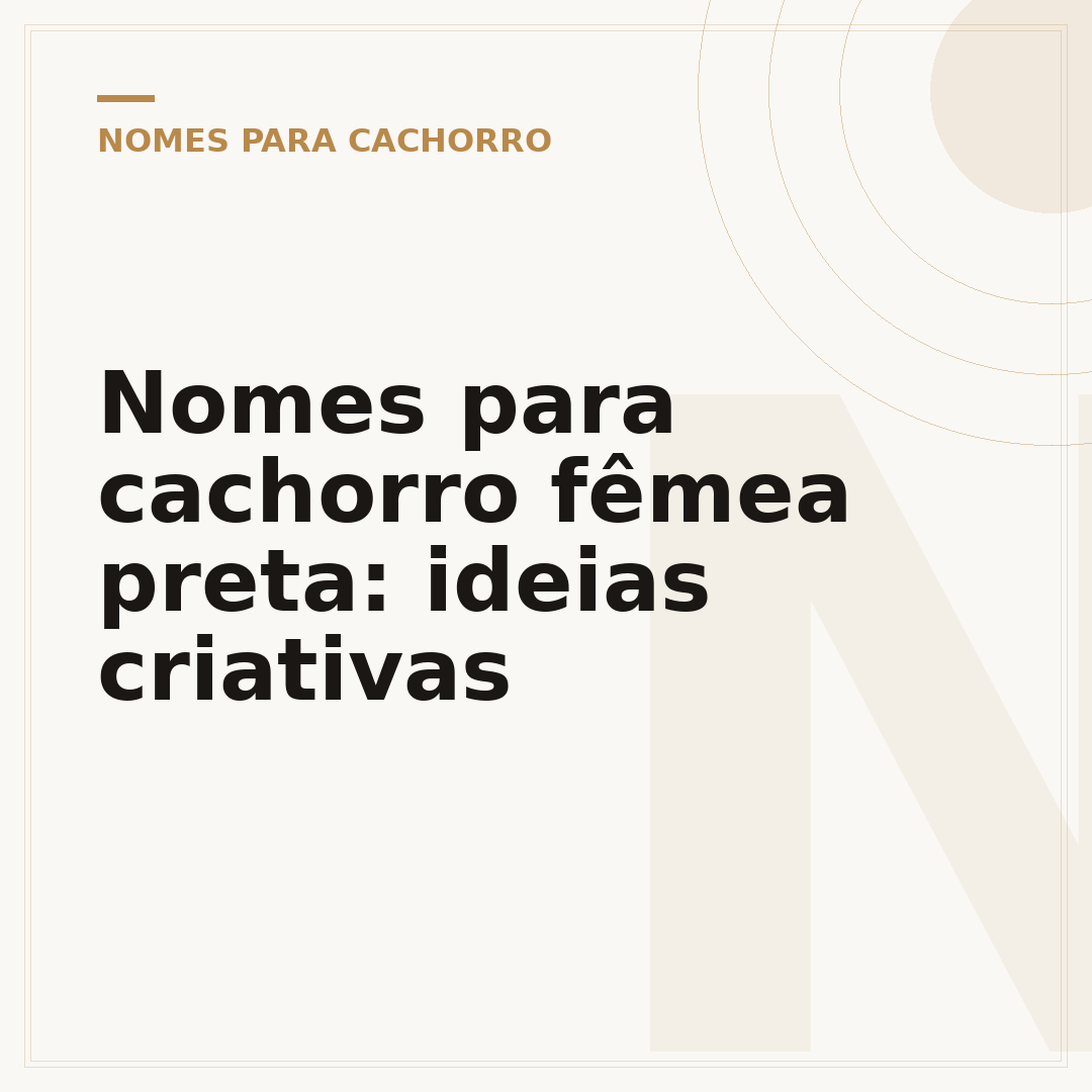 Nomes para cachorro fêmea preta: ideias criativas
