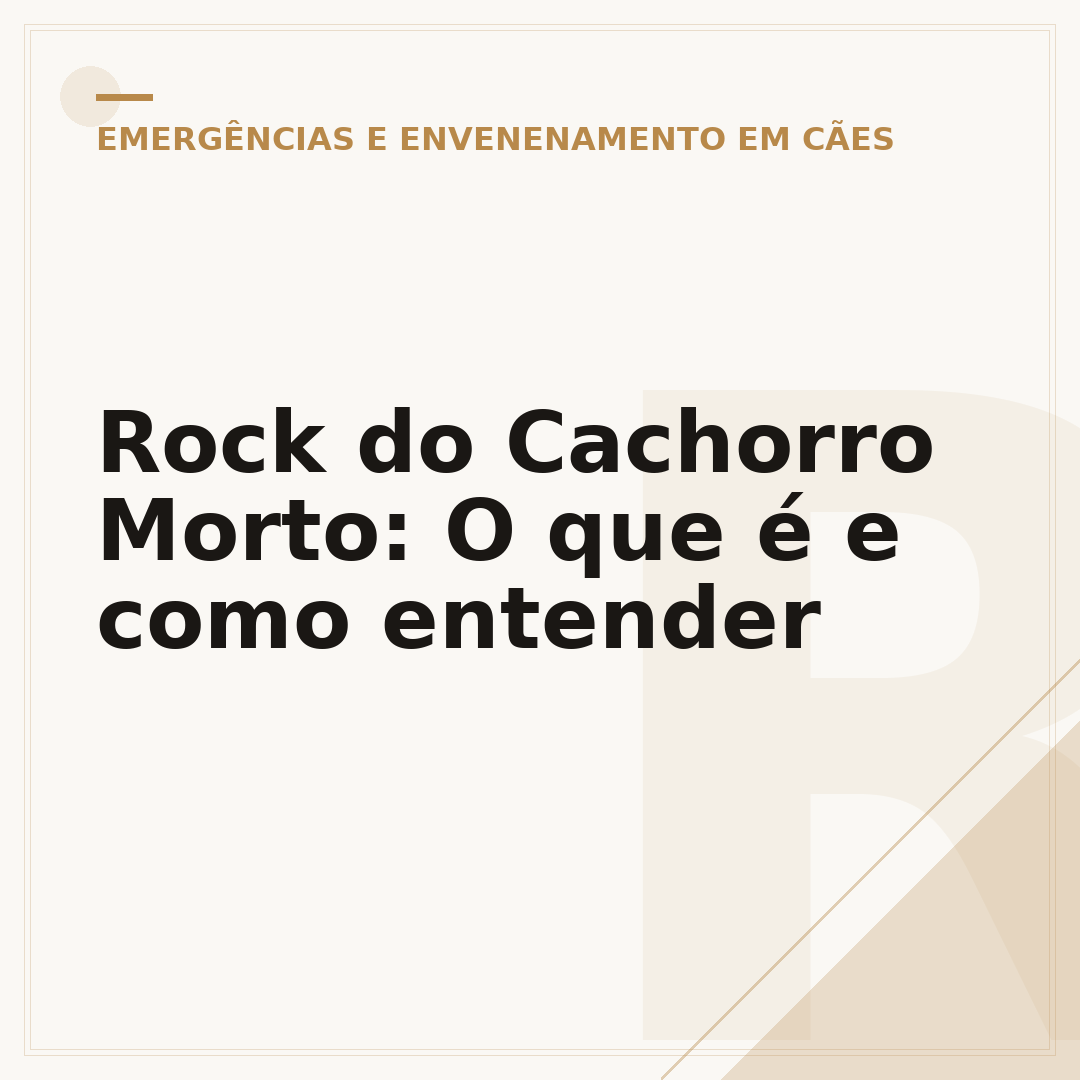 Rock do Cachorro Morto: O que é e como entender