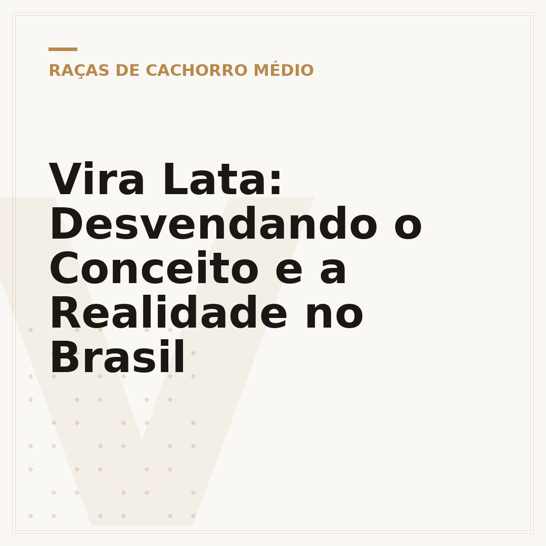 Vira Lata: Desvendando o Conceito e a Realidade no Brasil